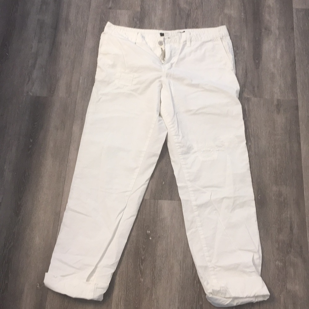 Calvin Klein white cotton pants